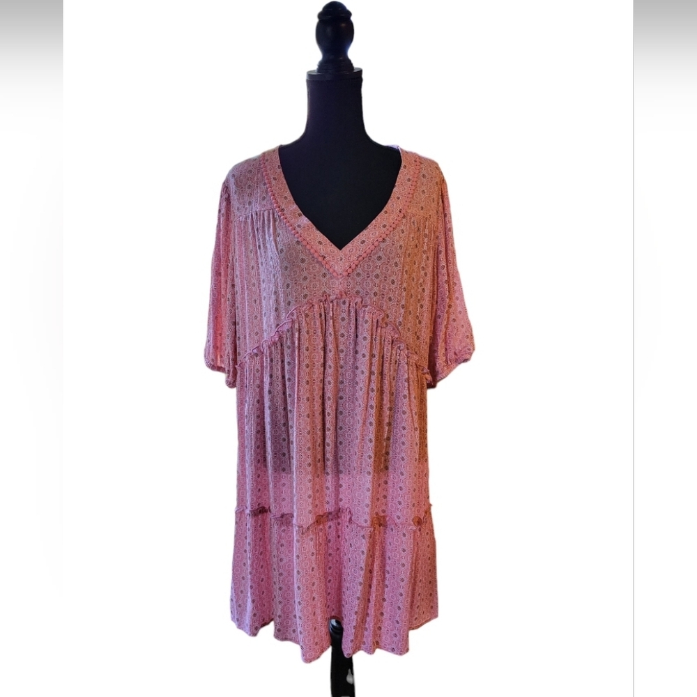 NWT Lightweight semi-sheer dress